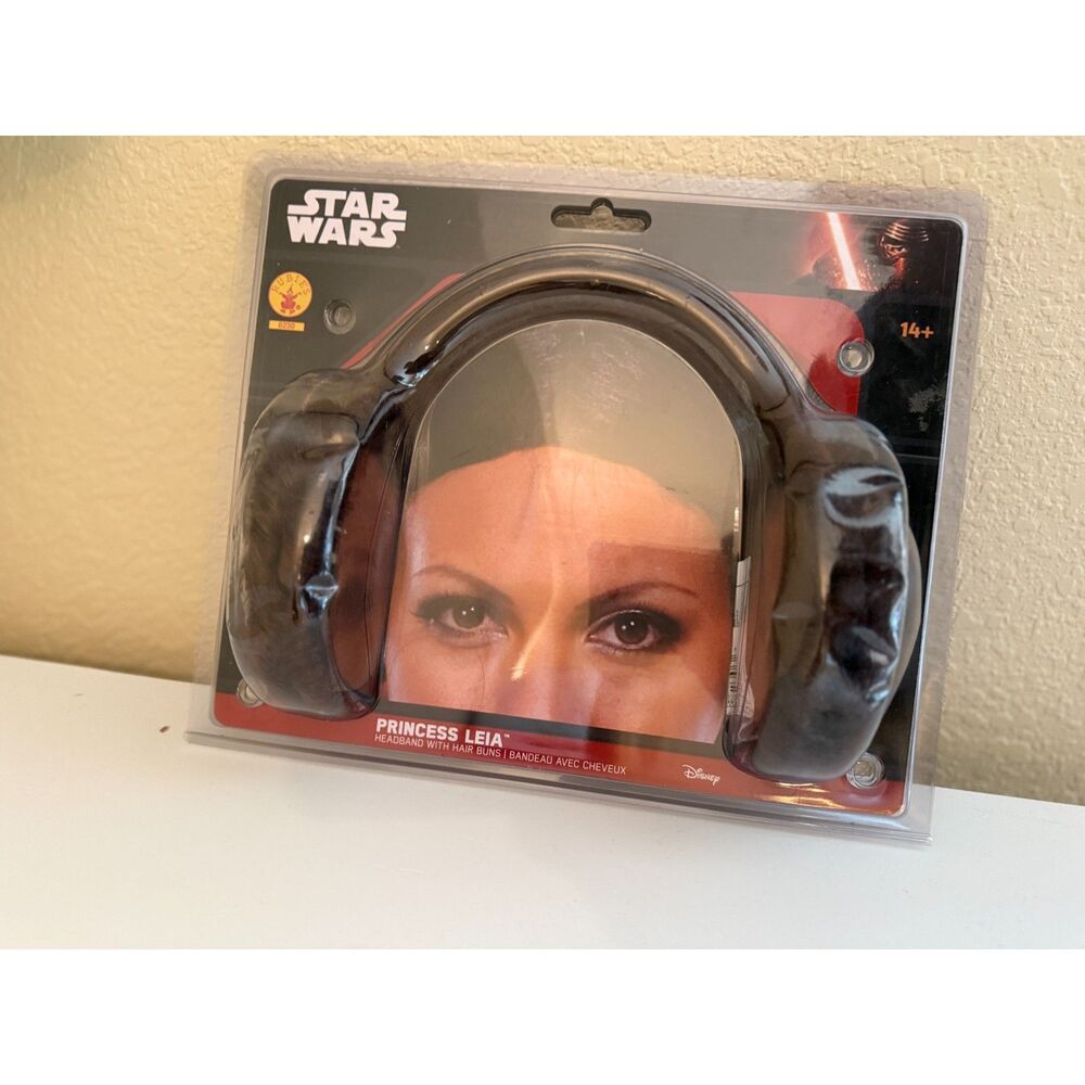 Star Wars Princess Leia Buns Headband Costume Hair Wig Accessory Rubies